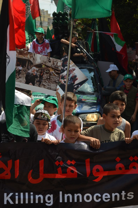Political factions are brought together through daily demonstrations over the current war on Gaza