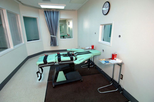 Lethal injection room