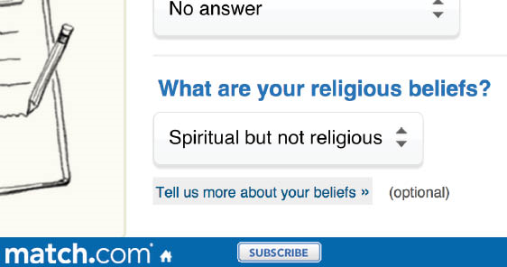 Spiritual but not religious