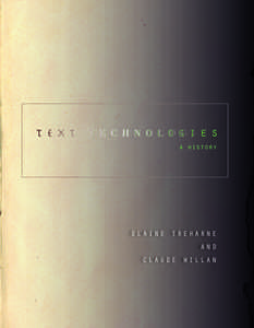 Text Technologies